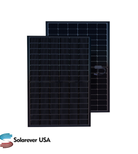 Pallet of Solarever 450W Mono Solar Panel – Black Frame, 144 Half-Cells (36 Panels)