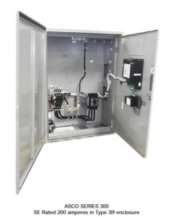 ASCO 400-Amp Automatic Transfer Switch 3-Phase Service Rated NEMA 3R
