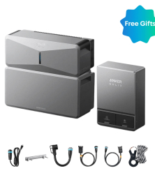 Anker SOLIX E10 Manual Backup Kit | 6 kWh - 12 kWh LiFePO4 Battery | 10-30 kW Turbo Output | Smart Grid & Storm-Guard