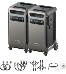 Anker SOLIX F3800 3840Wh Portable Power Station x 2 + Double Power Hub