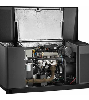 Briggs And Stratton Fortress 076880 30kW (120 / 240V) Single-Phase Liquid Cooled Multi-Fuel Standby Generator with Block Heater