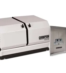 Champion 12.5kW Home Standby Generator with 100 Amp 12 Space Load Center Nema 3R Automatic Transfer Switch | 100179