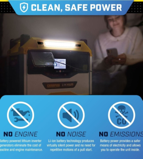 Champion 1,638Wh (120V) Portable Power Station