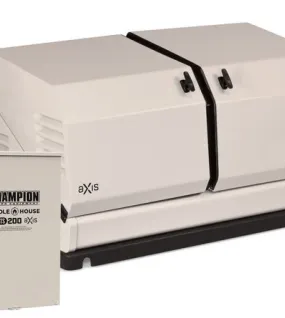 Champion 14kW aXis Home Standby Generator with 200 Amp Whole House Automatic Transfer Switch | 100837