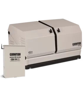 Champion 14kW aXis Home Standby Generator with 100 Amp Whole House Automatic Transfer Switch | 100835