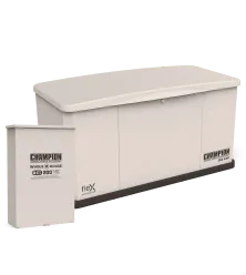 Champion 22kW Whole House Standby Generator with Aluminum Housing & 200-Amp Transfer Switch + Flex Technology | 201016