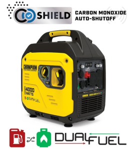 Champion 3,000-Watt (120V) Recoil Start Multi-Fuel RV Ready Inverter Portable Generator with Quiet Technology and CO Shield (49-State)