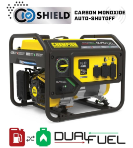 Champion 3,500-Watt (120V) Recoil Start Multi-Fuel Portable Generator with RV Outlet and CO Shield (49-State)