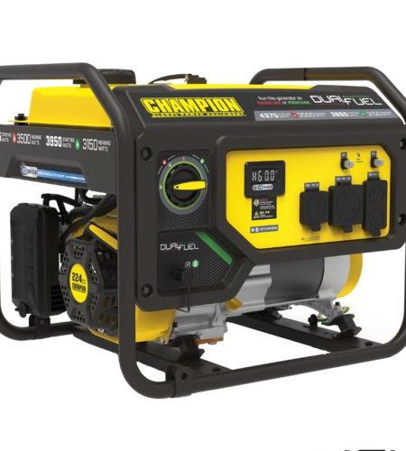 Champion 3,500-Watt (120V) Recoil Start Multi-Fuel Portable Generator with RV Outlet and CO Shield (49-State)