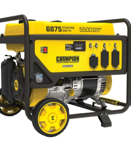 Champion 5,500-Watt (120 / 240V) Recoil Start Gasoline Portable Generator with CO Shield (49-State)