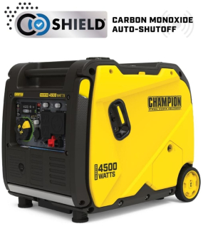 Champion 3,500-Watt (120V) Recoil Start Gasoline RV Ready Inverter Portable Generator with Quiet Technology and CO Shield (49-State)
