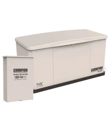 Champion 22kW Whole House Standby Generator with Aluminum Housing & 150-Amp Transfer Switch + Flex Technology | 201356