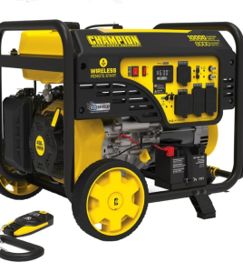 Champion 8,000-Watt (120 / 240V) Electric Button / Recoil / Remote Start Gasoline Portable Generator with CO Shield (49-State)