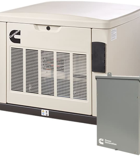 Cummins Quiet Connect Series 20kW (120 / 240V) Single-Phase Air Cooled Multi-Fuel Extreme Cold Weather Standby Generator with 200a Service Disconnect