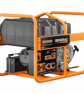 Generac 5,000 Watt (120 / 240V) Single-Phase Electric Button / Recoil Start Diesel Portable Generator (CARB)