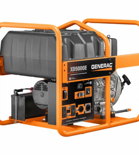 Generac 5,000 Watt (120 / 240V) Single-Phase Electric Button / Recoil Start Diesel Portable Generator (CARB) Generac 5,000 Watt (120 / 240V) Single-Phase Electric Button / Recoil Start Diesel Portable Generator (CARB)