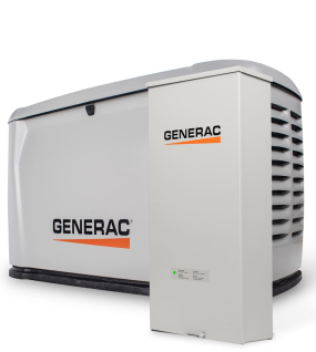 Generac 26kW Single-Phase Air-Cooled Multi-Fuel Standby Generator with 200A Automatic Transfer Switch
