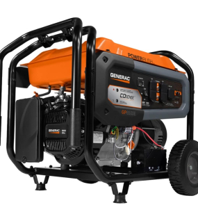 Generac GP Series 6,500 Watt (120 / 240V) Electric Button / Recoil Start Gasoline Portable Generator with COsense (49-State)