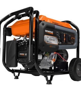 Generac GP Series 8,000 Watt (120 / 240V) Electric Button / Recoil Start Gasoline Portable Generator with COsense (49-State)