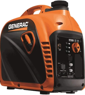Generac GP Series 2,200 Watt (120V) Recoil Start Gasoline Inverter Portable Generator with COsense (49-State)