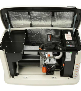 Generac Guardian Series 10 kW (120 / 240V) Single-Phase Air Cooled Multi-Fuel Standby Generator with 100a Automatic Transfer Switch