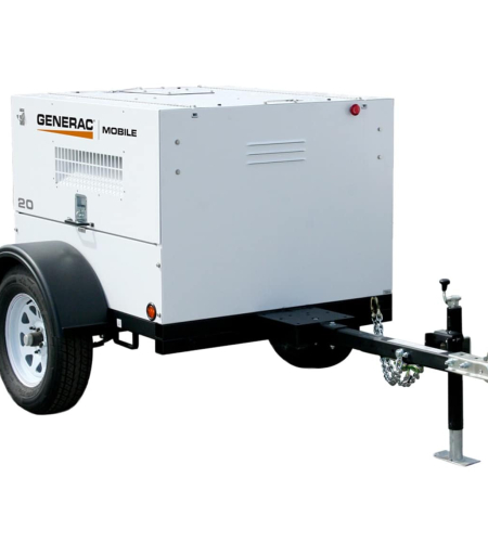 Generac MLG20IF4 19kW (Prime) / 20kW (Standby) (120 / 240V) Single-Phase Towable Diesel Generator with Isuzu Engine