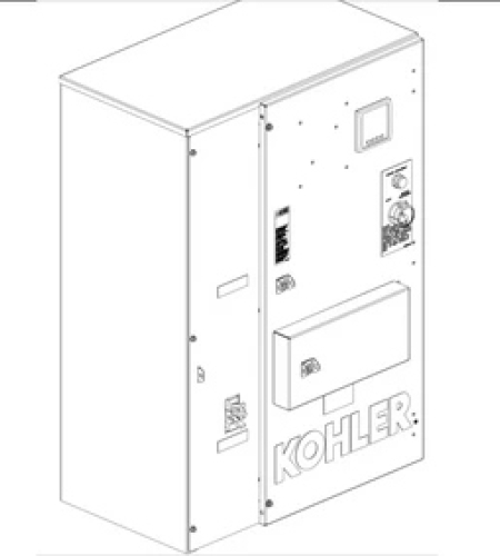 Kohler 600-Amp 208V 3-Phase 3-Pole NEMA 3R SE Rated ATS + MPAC 1500 Controller