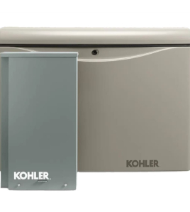 Kohler Power Systems RCA Series 14kW (120 / 240V) Single-Phase Air Cooled Multi-Fuel Standby Generator with RXT 200a Automatic Transfer Switch