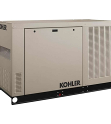 Kohler Power Systems RCLA Series 24kW (120 / 240V) Single-Phase Liquid Cooled Multi-Fuel Standby Generator with Block Heater