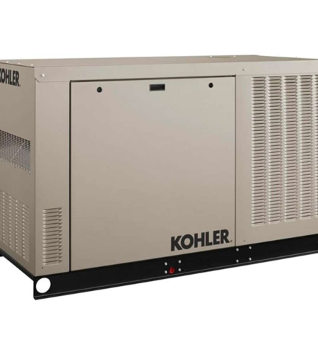 Kohler Power Systems RCLA Series 24kW (120 / 240V) Single-Phase Liquid Cooled Multi-Fuel Standby Generator with Block Heater
