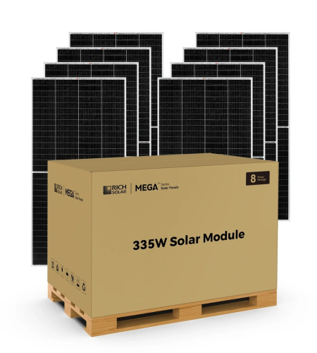 Rich Solar MEGA 335 PRO 335 Watt Monocrystalline Solar Panel Rich Solar MEGA 335 PRO 335 Watt Monocrystalline Solar Panel