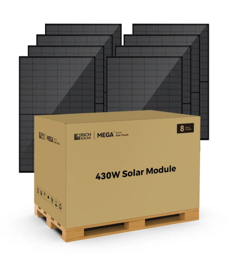 Rich Solar MEGA 430W Bifacial N-Type Solar Panel Rich Solar MEGA 430W Bifacial N-Type Solar Panel
