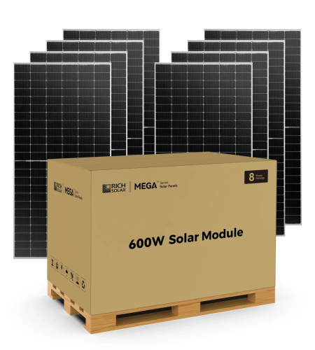 Rich Solar MEGA 600 Watt Bifacial Solar Panels Rich Solar MEGA 600 Watt Bifacial Solar Panels