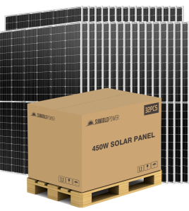 SunGoldPower SG450WM-Pallet 450W Mono PERC Solar Panel Full Pallet (32 Panels) UL 61730 CEC Listed