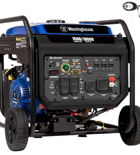 Westinghouse Power Equipment 7,600-Watt (120 / 240V) Electric Button / Recoil / Remote Start Gasoline Open-Frame Inverter Generator with CO Sensor Westinghouse Power Equipment 7,600-Watt (120 / 240V) Electric Button / Recoil / Remote Start Gasoline Open-Frame Inverter Generator with CO Sensor