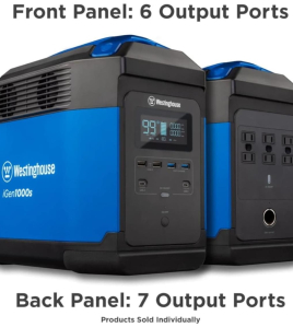 Westinghouse Power Equipment 1,008Wh (120V) Portable Power Station