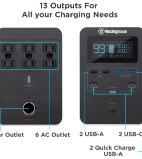 Westinghouse Power Equipment 1,008Wh (120V) Portable Power Station