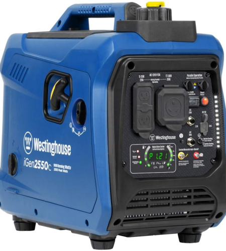 Westinghouse Power Equipment 900-Watt (120V) Recoil Start Gasoline Portable Inverter Generator with CO Sensor Westinghouse Power Equipment 900-Watt (120V) Recoil Start Gasoline Portable Inverter Generator with CO Sensor