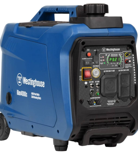 Westinghouse Power Equipment 3,300-Watt (120V) Electric Button / Recoil / Remote Start Gasoline Portable Inverter Generator with CO Sensor (49-State) Westinghouse Power Equipment 3,300-Watt (120V) Electric Button / Recoil / Remote Start Gasoline Portable Inverter Generator with CO Sensor (49-State)