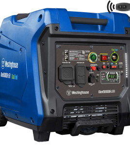 Westinghouse Power Equipment 3,900-Watt (120V) Electric Button / Recoil / Remote Start Multi-Fuel EFI Portable Inverter Generator