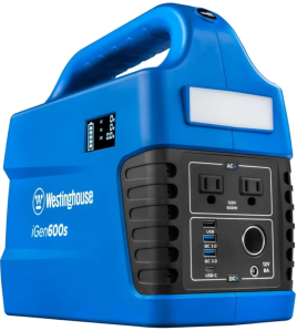 Westinghouse Power Equipment 592Wh (120V) Portable Power Station