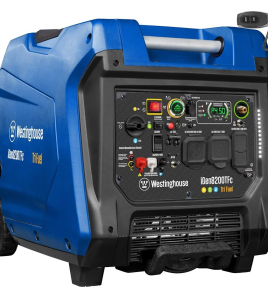 Westinghouse Power Equipment 6,600-Watt (120 / 240V) Electric Button / Recoil / Remote Start Tri-Fuel Inverter Portable Generator with CO Sensor (49-State)