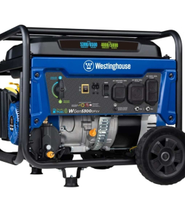 Westinghouse Power Equipment 5,300-Watt (120 / 240V) Recoil Start Multi-Fuel Portable Generator with RV Outlet and CO Sensor