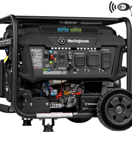 Westinghouse Power Equipment 6,000-Watt (120 / 240V) Electric Button / Recoil / Remote Start Multi-Fuel EFI Portable Generator