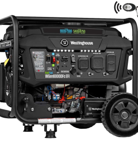 Westinghouse Power Equipment 6,000-Watt (120 / 240V) Electric Button / Recoil / Remote Start Multi-Fuel EFI Portable Generator