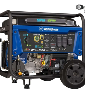 Westinghouse Power Equipment 7,500-Watt (120 / 240V) Electric Button / Recoil / Remote Start Multi-Fuel Portable Generator with CO Sensor