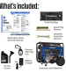 Westinghouse Power Equipment 9,500-Watt (120 / 240V) Electric Button / Recoil / Remote Start Gasoline Portable Generator with CO Sensor