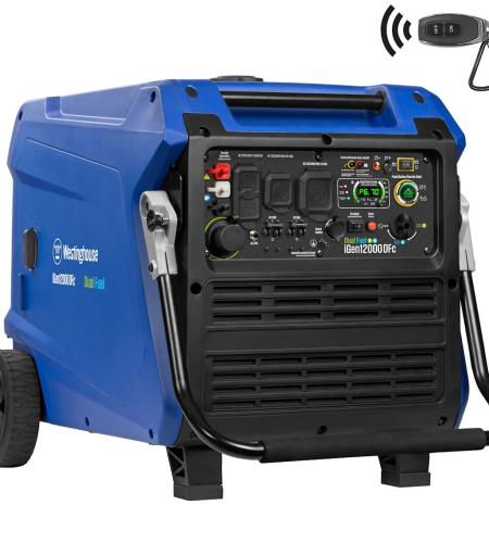 Westinghouse Power Equipment 9,000-Watt (120 / 240V) Electric Button / Recoil / Remote Start Multi-Fuel Inverter Generator with CO Sensor Westinghouse Power Equipment 9,000-Watt (120 / 240V) Electric Button / Recoil / Remote Start Multi-Fuel Inverter Generator with CO Sensor