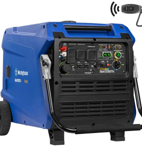 Westinghouse Power Equipment 9,000-Watt (120 / 240V) Electric Button / Recoil / Remote Start Tri-Fuel Portable Inverter Generator with CO Sensor