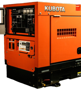 Kubota Lowboy Pro GL14000 Diesel Generator - 14 kW Standby, 12 kW Prime, Single-Phase, 120-240 Volt, Liquid-Cooled, Enclosed, Receptacles and Terminal Lugs
